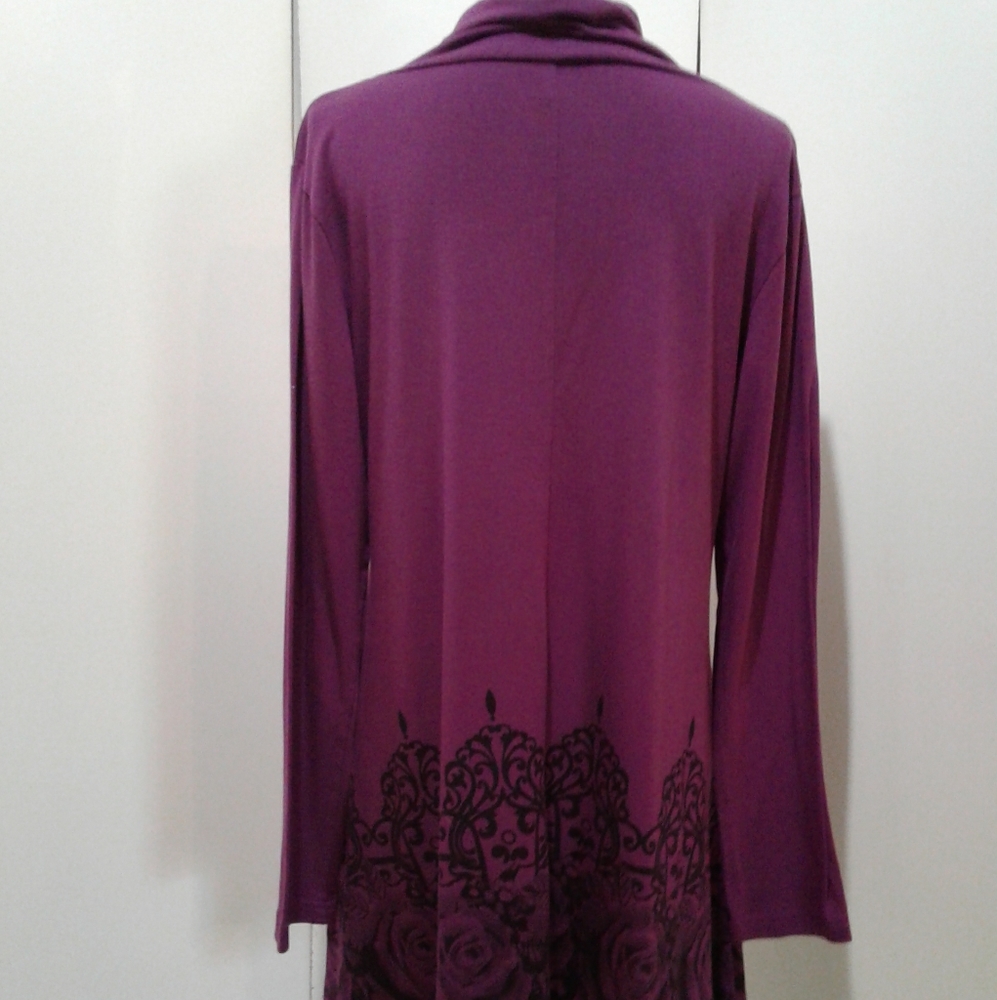 🌺 Nearly New Gaharu Tunic Top/Shirt/Blouse - Picture 3 of 8